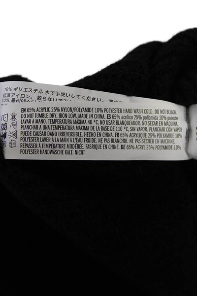 English Factory Womens Fitted Sweater Vest - Black Size XL