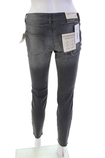 DL1961 Womens Emma Skinny Maternity Instasculpt Jeans - Overcast Size 25