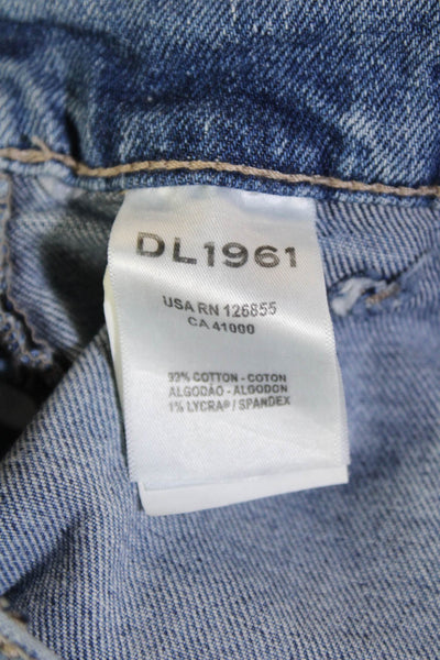 DL1961 Womens Patti Straight Maternity Ankle Jeans - Reef Size 26