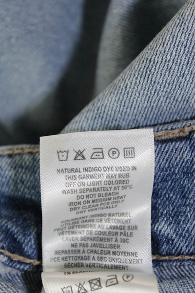 DL1961 Womens Patti Straight Maternity Ankle Jeans - Reef Size 26