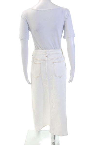 Lioness Womens Barbie Split Midi Skirt - Porcelain Size L