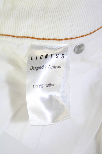 Lioness Womens Barbie Split Midi Skirt - Porcelain Size L