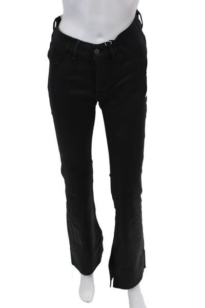 DL1961 Womens Bridget Boot Maternity: Instasculpt 31' Jeans - Black Coated (Ulti