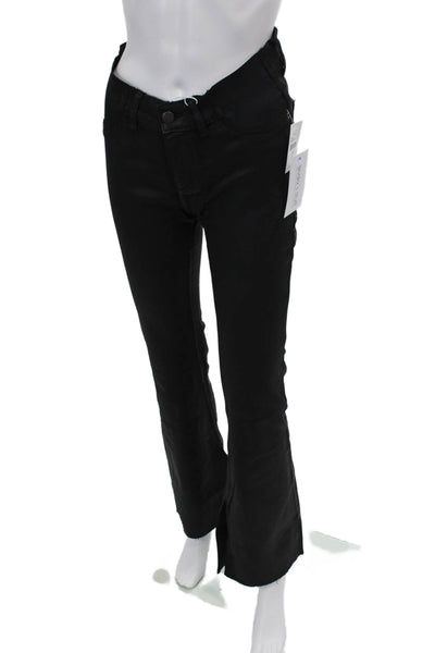 DL1961 Womens Bridget Boot Maternity: Instasculpt 31' Jeans - Black Coated (Ulti