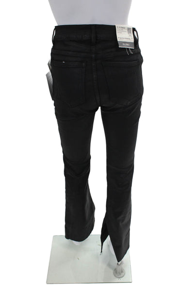 DL1961 Womens Bridget Boot Maternity: Instasculpt 31' Jeans - Black Coated (Ulti