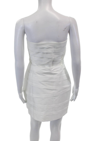 Bernadette Womens Taffi Mini Dress - Ivory Size 40