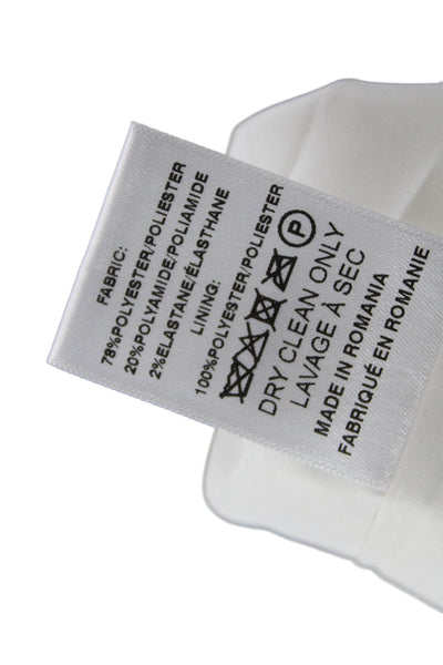 Bernadette Womens Taffi Mini Dress - Ivory Size 40