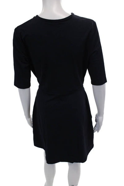 Susana Monaco Womens Knot Front Dress - Midnight Size L