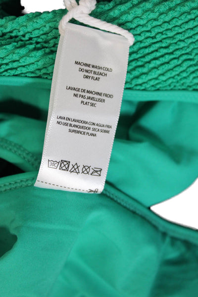 Good American Womens Always Fits Bikini Bottoms - Jade Green Size L/XL