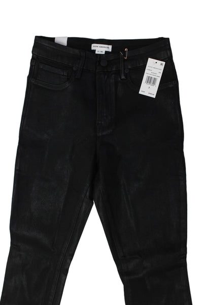 Good American Womens Good Legs Jeans - Black001 Size 2