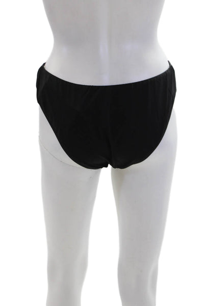 STAUD Womens Corsage Bikini Bottoms - Black Size L