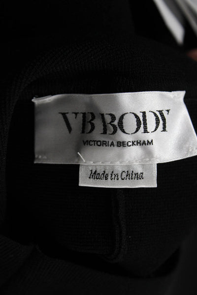 Victoria Beckham Womens Split Front Leggings - Black Size 6