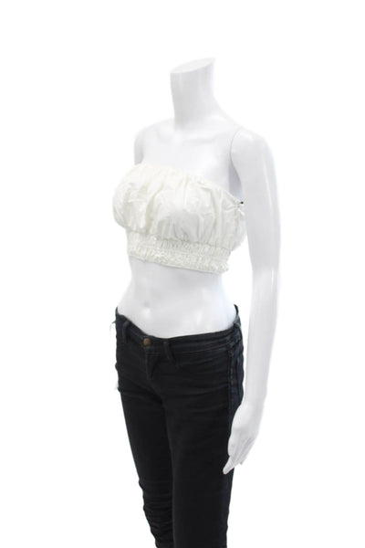 ASTR the Label Womens Alani Top - White Size S