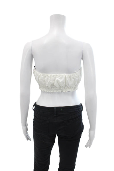ASTR the Label Womens Alani Top - White Size S