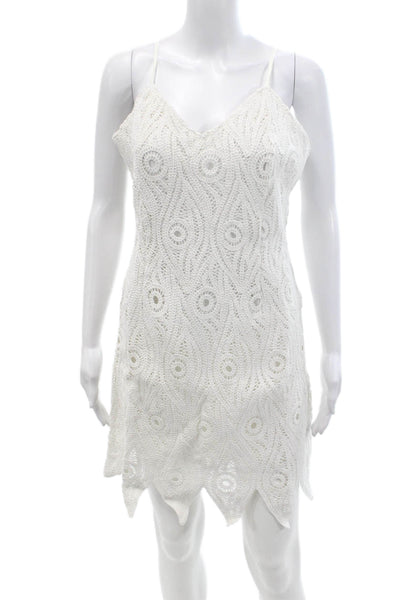 Chloe Kristyn Womens Valencia Dress - Off White Size S