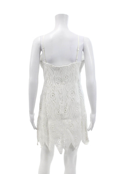 Chloe Kristyn Womens Valencia Dress - Off White Size S