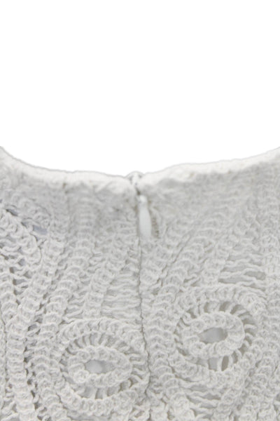 Chloe Kristyn Womens Valencia Dress - Off White Size S