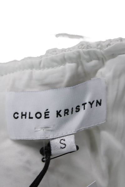 Chloe Kristyn Womens Valencia Dress - Off White Size S