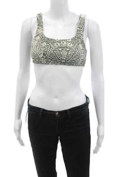 Sea Womens Katrine Print Bikini Top - Black Size XS