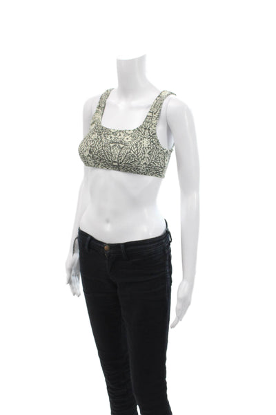 Sea Womens Katrine Print Bikini Top - Black Size XS