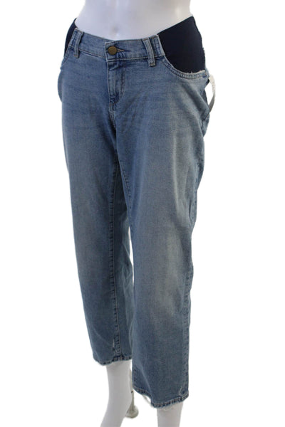 DL1961 Womens Patti Straight Maternity Ankle Jeans - Reef Size 29