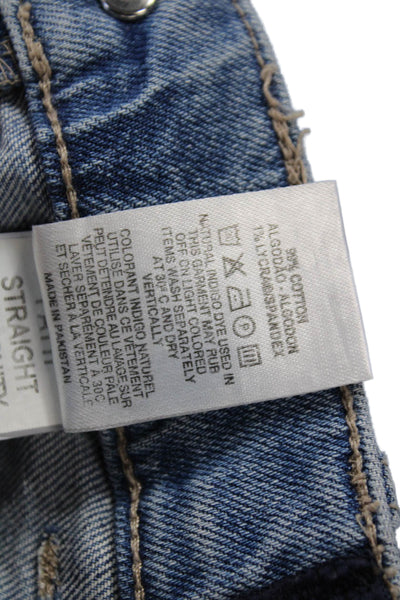 DL1961 Womens Patti Straight Maternity Ankle Jeans - Reef Size 29