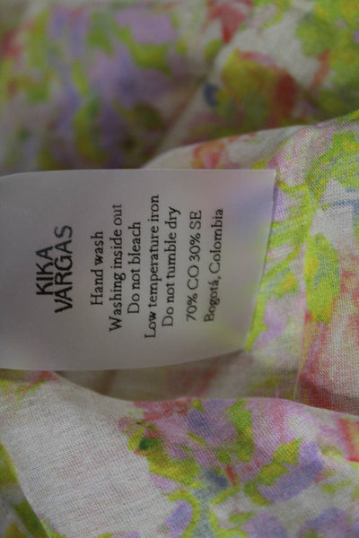 Kika Vargas Womens Kate Dress - Pink Garden Size XS
