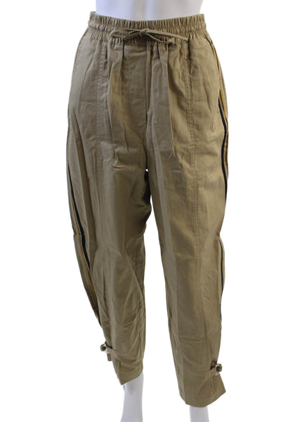3.1 Phillip Lim Womens Utility Joggers with D-Ring Buckle - Khaki Size S