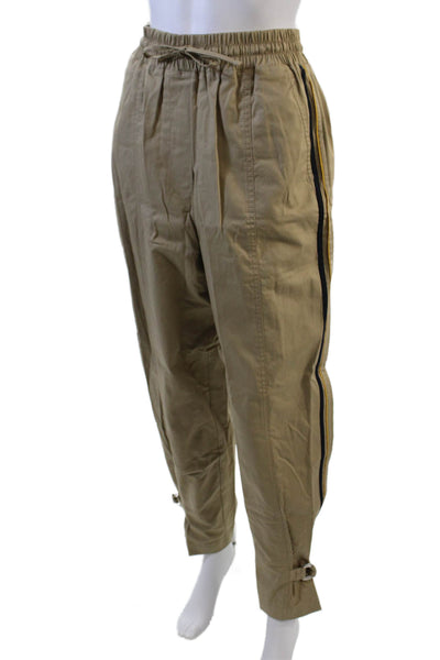 3.1 Phillip Lim Womens Utility Joggers with D-Ring Buckle - Khaki Size S
