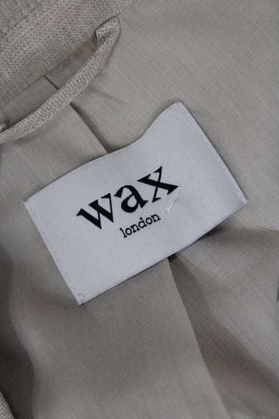 Wax London Mens Fintry Linen Blazer - Natural Size 36