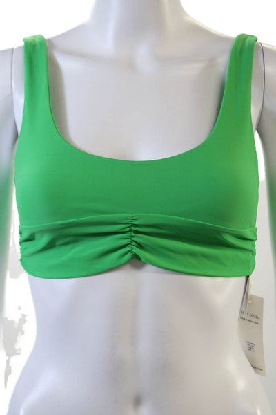 Riot Swim Womens Pico Bikini Top - Bermuda Size XS