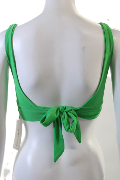 Riot Swim Womens Pico Bikini Top - Bermuda Size XS