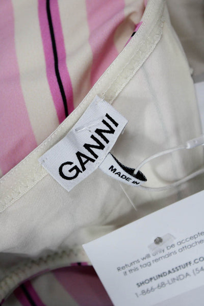 GANNI Womens Fiji Bikini Top - Fiji Flower Size 44