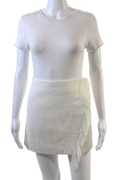 A.L.C. Womens Kelley Skirt - Cream Size 12