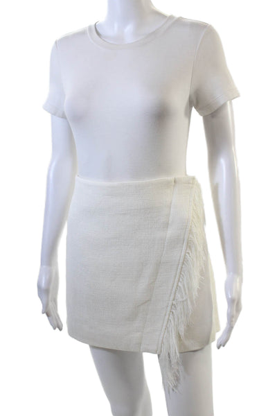 A.L.C. Womens Kelley Skirt - Cream Size 12