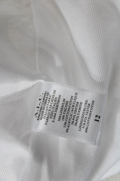 A.L.C. Womens Kelley Skirt - Cream Size 12