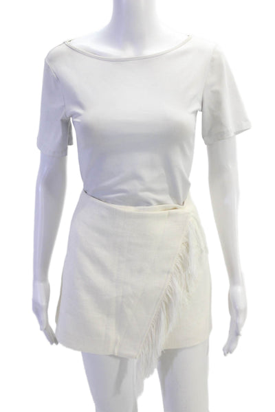 A.L.C. Womens Kelley Skirt - Cream Size 0