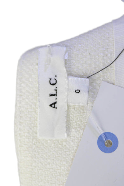 A.L.C. Womens Kelley Skirt - Cream Size 0