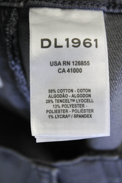 DL1961 Womens Emma Skinny Maternity Instasculpt Jeans - Overcast Size 34