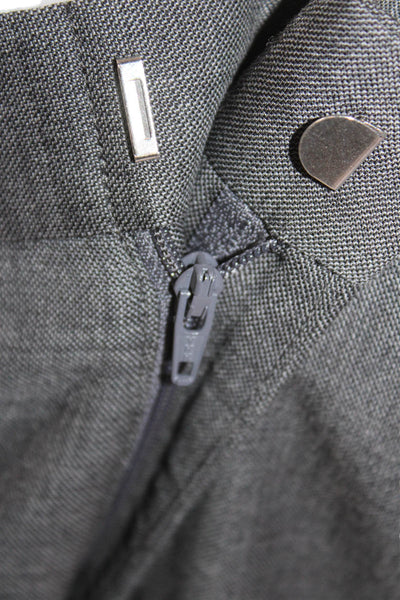J Crew Men's Hook Closure Flat Front Straight Leg Dress Pants Gray Size 38