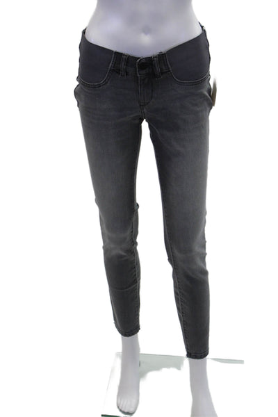 DL1961 Womens Emma Skinny Maternity Instasculpt Jeans - Overcast Size 24