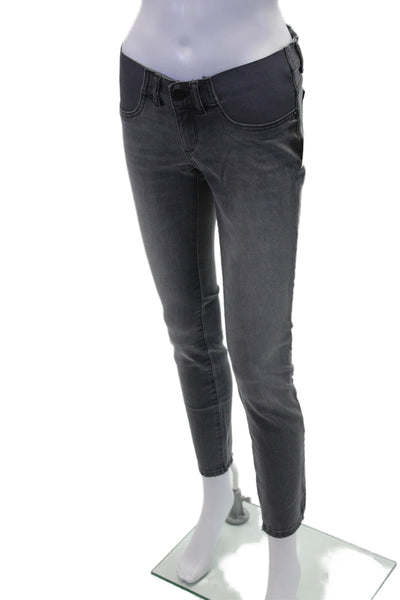 DL1961 Womens Emma Skinny Maternity Instasculpt Jeans - Overcast Size 24