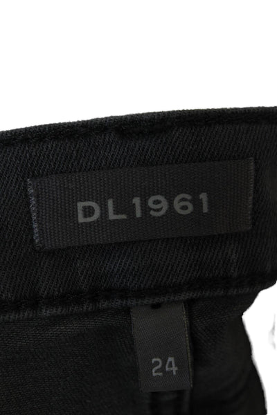 DL1961 Womens Emma Skinny Maternity Instasculpt Jeans - Overcast Size 24