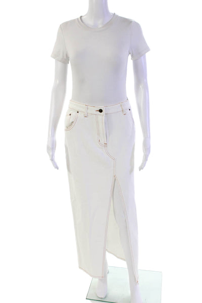 Lioness Womens Barbie Split Midi Skirt - Porcelain Size S