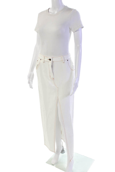Lioness Womens Barbie Split Midi Skirt - Porcelain Size S