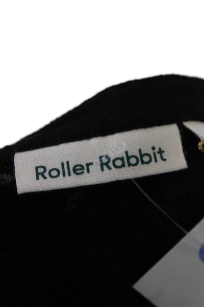 Roller Rabbit Womens Lucknow Serafina Tunic - Black Size XL