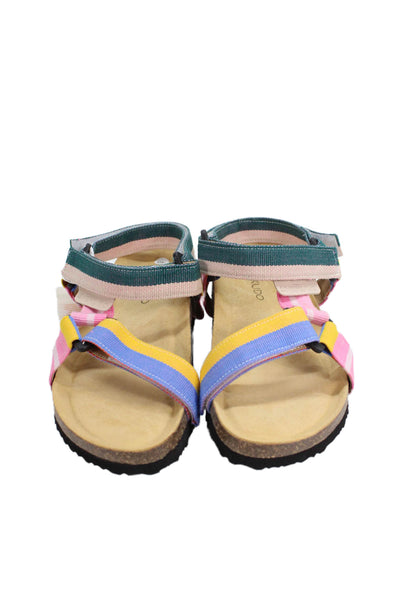 Shekudo Womens Yamba Sandals - Multicolour Stripe Size 40