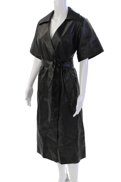 Sea Womens Vilma Wrap Dress - Black Size XXS