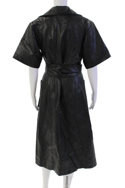 Sea Womens Vilma Wrap Dress - Black Size XXS