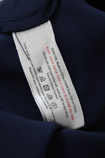 Olivia von Halle Womens Issa Slip - Navy Size XL